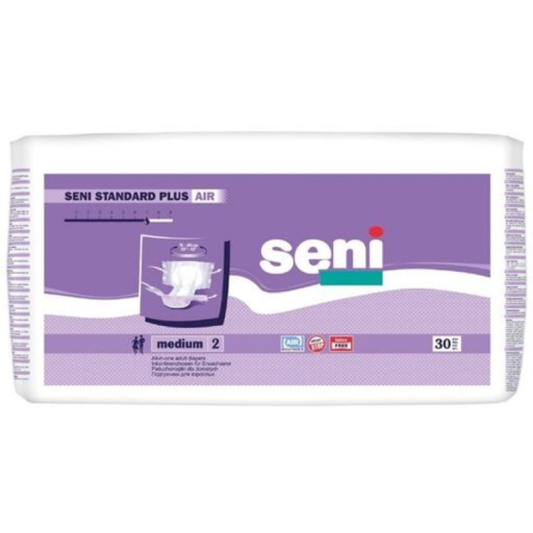 Підгузки для дорослих Seni Standard Plus Air M, 30 шт. - Pampik