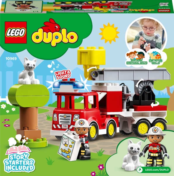 Конструктор LEGO DUPLO Пожежна машина, 21 деталей (10969) - Pampik - 9