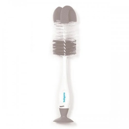 Йоржик для миття пляшок BabyOno з присоскою, сірий (728/04) - Pampik