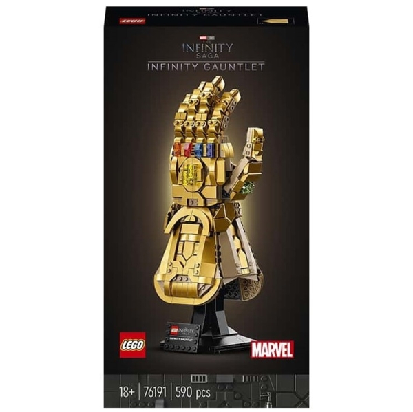 Конструктор LEGO Super Heroes Marvel Рукавичка нескінченності, 590 деталей (76191) - Pampik