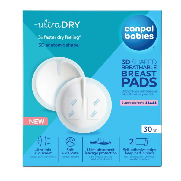 Одноразові лактаційні вкладиші Canpol babies, 30 шт. - Pampik
