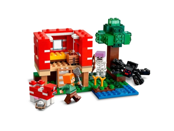 Конструктор LEGO Minecraft Грибний будинок, 272 деталі (21179) - Pampik - 3