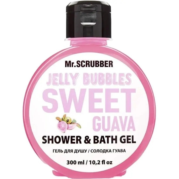 Гель для душу Mr.Scrubber Jelly Bubbles Sweet Guava, 300 мл - Pampik