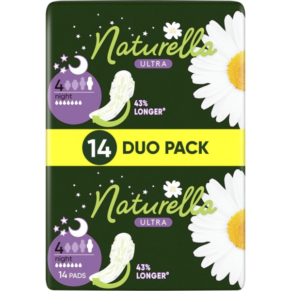 Гігієнічні прокладки Naturella Ultra Night Camomile, 14 шт. - Pampik - 2