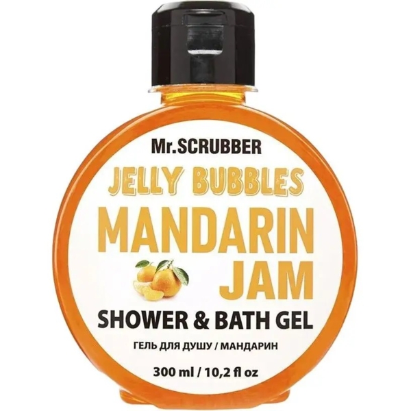 Гель для душа Mr.Scrubber Jelly Bubbles Mandarin, 300 мл - Pampik