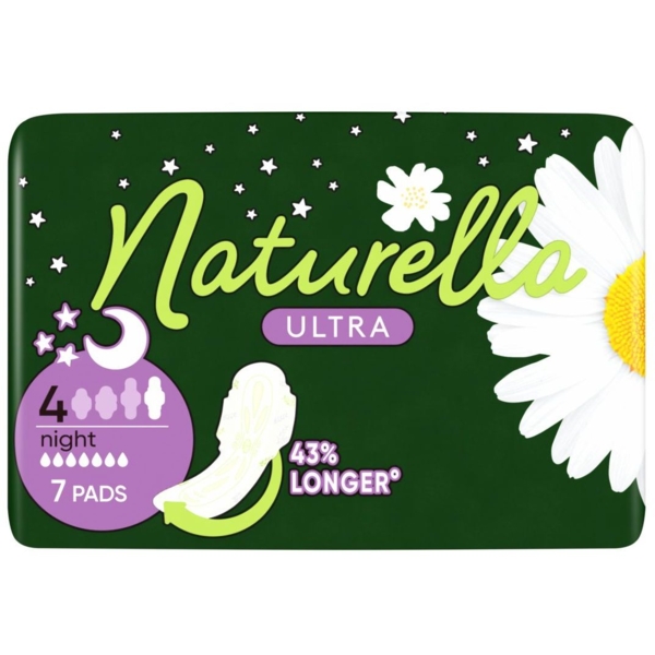 Прокладки гігієнічні Naturella Ultra Night Camomile, 7 шт. - Pampik - 2
