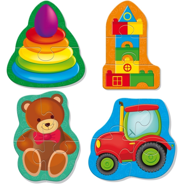 М'які бейбі пазли Vladi Toys Малюк зможе "Іграшки", 13 елементів (VT1106-94) - Pampik
