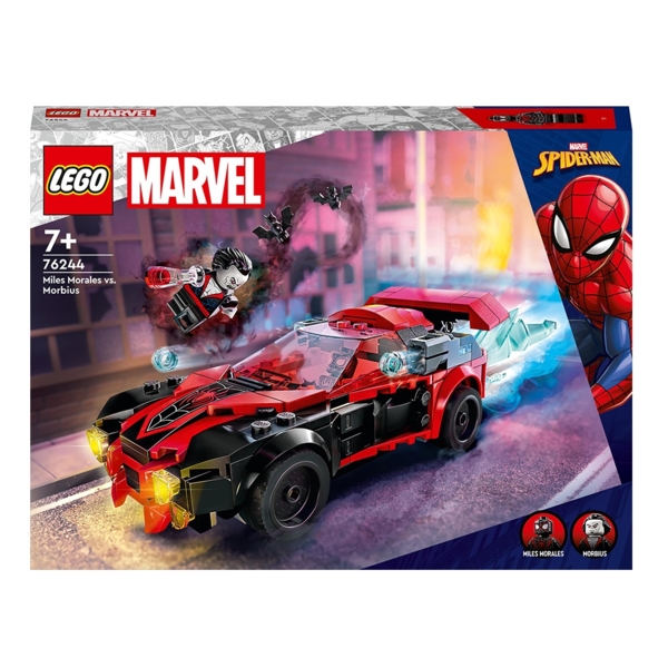 Конструктор LEGO Super Heroes Marvel Майлз Моралес проти Морбіуса, 220 деталей (76244) - Pampik