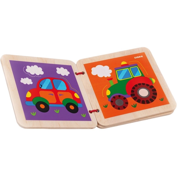 Деревянная книга Roter Kafer Транспорт (RW3034) - Pampik - 2