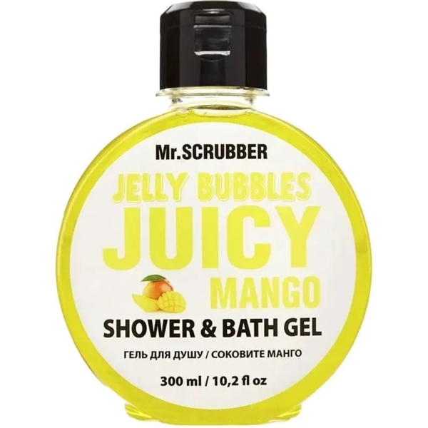 Гель для душа Mr.Scrubber Jelly Bubbles Juicy Mango, 300 мл - Pampik