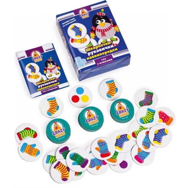 Гра настільна Vladi Toys Crazy Koko Шкарпетки-рукавички, укр. мова (VT8025-05) - Pampik - 2