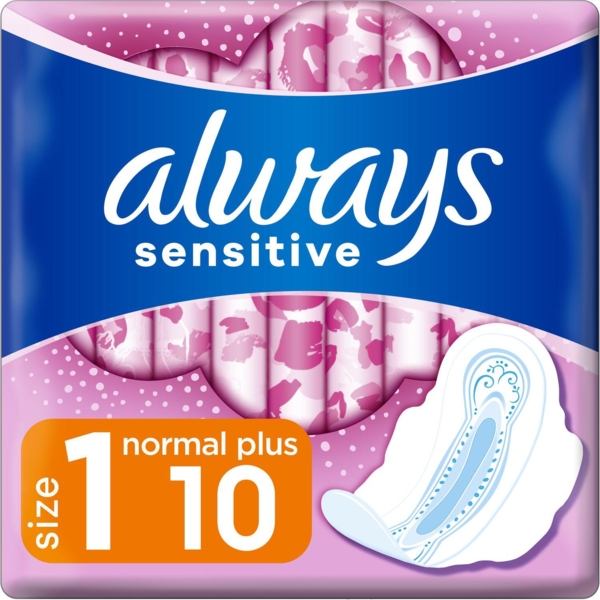 Прокладки гигиенические Always Sensitive Normal Plus, 10 шт. - Pampik