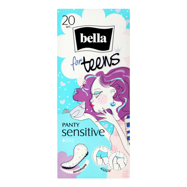 Щоденні прокладки Bella for Teens Sensitive, 20 шт. - Pampik - 6