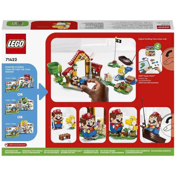 Конструктор LEGO Super Mario Пікнік у будинку Маріо. Додатковий набір, 259 деталей (71422) - Pampik - 2