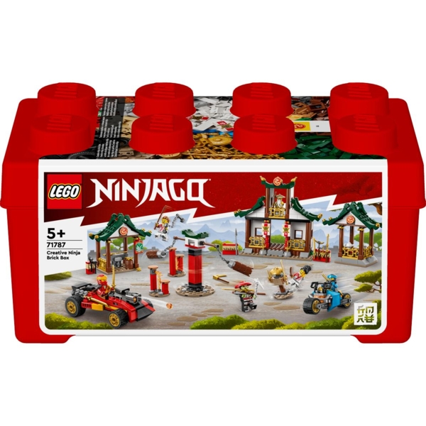 Конструктор LEGO NINJAGO Ніндзя Коробка з кубиками для творчості, 530 деталей (71787) - Pampik