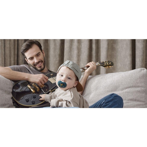 Пустушка силіконова Lovi Jungle Vibes Boy, динамічна, 6-18 міс, 2 шт. (22/903boy) - Pampik - 2