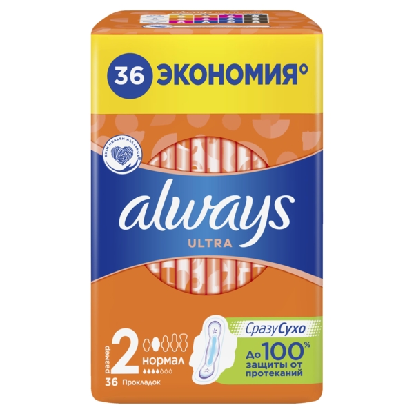 Гігієнічні прокладки Always Ultra Normal Plus, 36 шт. - Pampik - 3