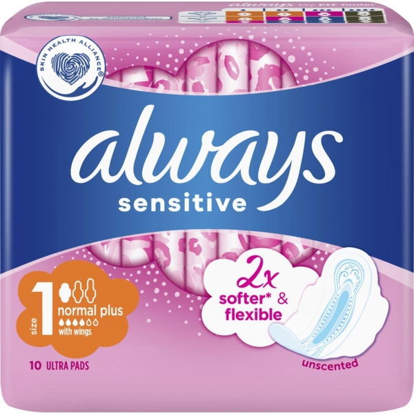 Прокладки гигиенические Always Sensitive Normal Plus, 10 шт. - Pampik - 3