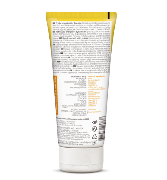 Гель для душу Weleda Арома Енерджи, 200 мл - Pampik - 2