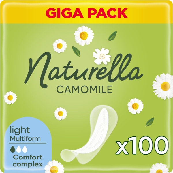 Щоденні прокладки Naturella Camomile Light Multiform, 100 шт. - Pampik
