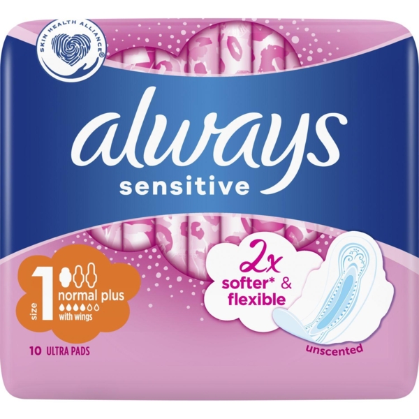 Прокладки гигиенические Always Sensitive Normal Plus, 10 шт. - Pampik - 2