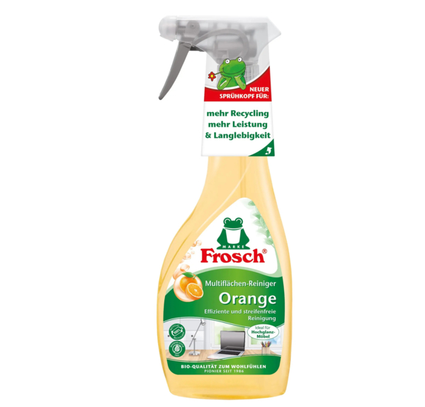 Універсальний очищувач для гладких поверхонь Frosch Апельсин, 500 мл - Pampik