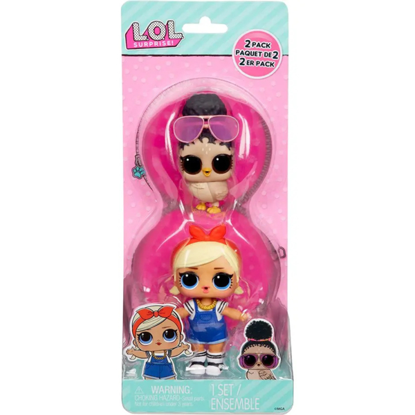 Набір ігрових фігурок L.O.L. Surprise OPP Tot + Pet Шорти та Фоксі (987833) - Pampik - 3