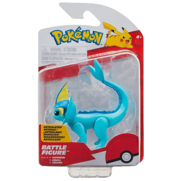 Ігрова фігурка Pokemon W15 Battle figure Vaporeon (PKW3578) - Pampik - 3