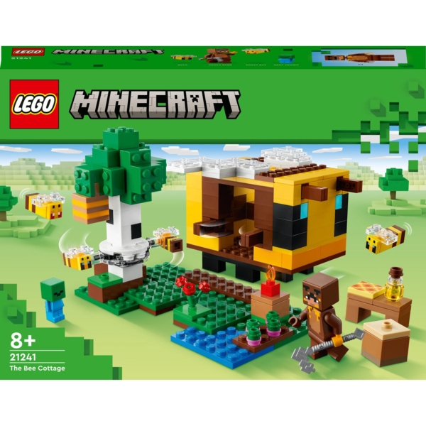 Конструктор LEGO Minecraft Бджолиний будиночок, 254 деталей (21241) - Pampik
