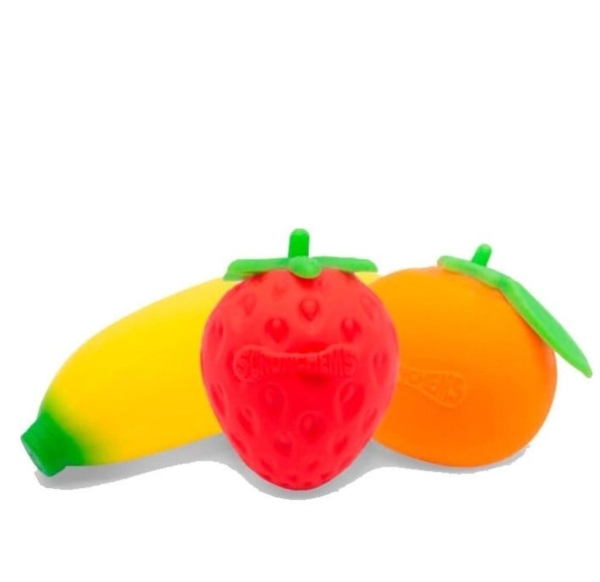 Іграшка-антистрес One For Fun Сквіш Фрукти, 3 шт. (38517) - Pampik - 3