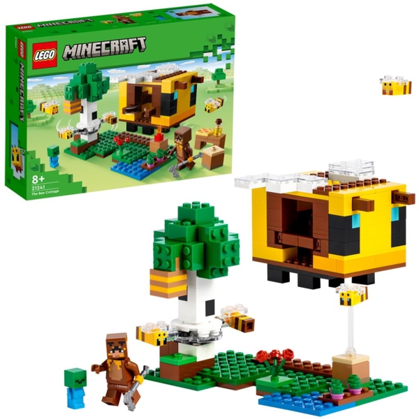 Конструктор LEGO Minecraft Бджолиний будиночок, 254 деталей (21241) - Pampik - 3