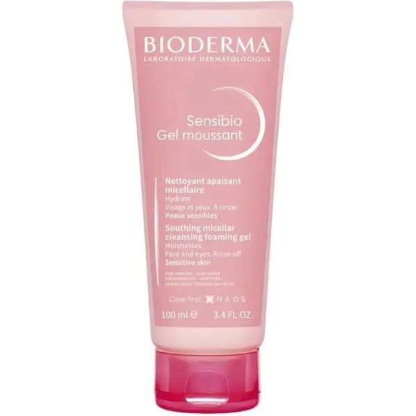 Очищаючий гель для вмивання Bioderma Sensibio для чутливої ​​шкіри, 100 мл - Pampik
