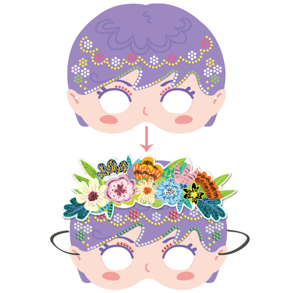 Набір для творчості Avenir Маска зі стразами Принцеси (CH201768) - Pampik - 4