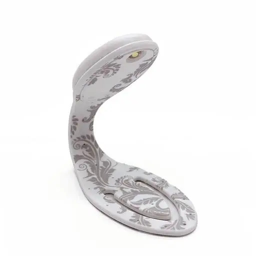 Закладка-фонарик Flexilight Классика Белая Флора 14.7х3.6х1.3 см (FLWF) - Pampik - 3