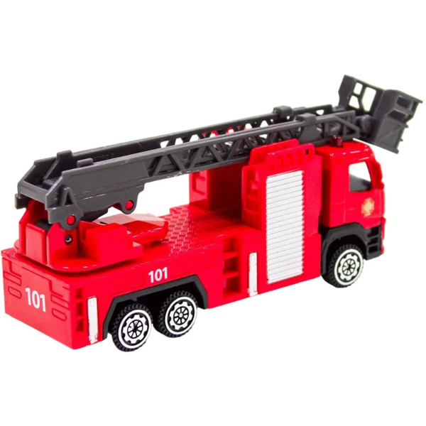 Автомодель TechnoDrive Volvo Пожарная машина со стрелой (250302) - Pampik - 4