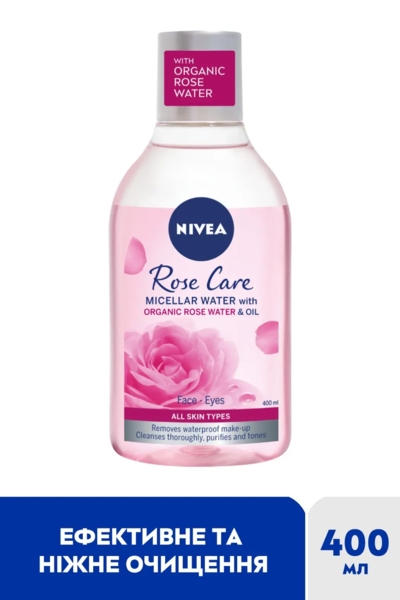 Міцелярна вода Nivea Rose Care, 400 мл - Pampik - 4
