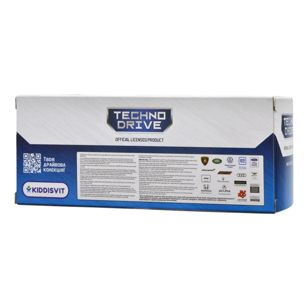 Автомодель TechnoDrive Porsche Taycan Turbo S, 1:32, блакитний (250335U) - Pampik - 11