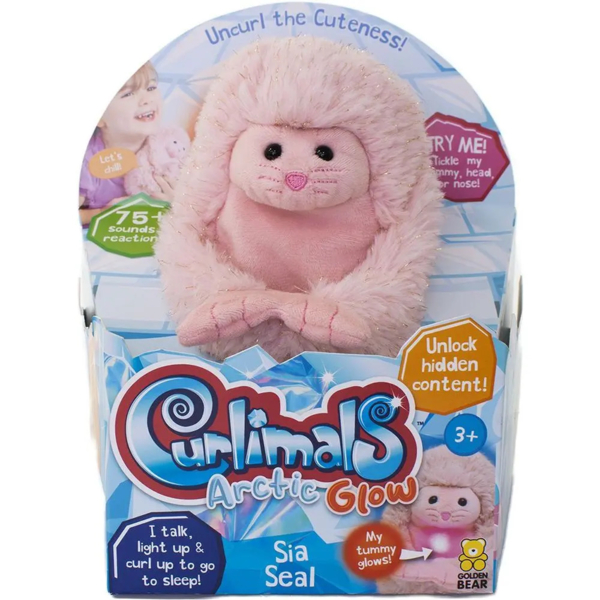 Інтерактивна іграшка Curlimals Arctic Glow Морський котик Сіа (3726) - Pampik - 6