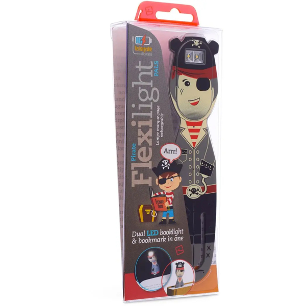 Закладка-ліхтарик Flexilight Rechargeable Друзі Пірат, 14,7 х3, 6х1, 3 см (FLRPPI) - Pampik - 7