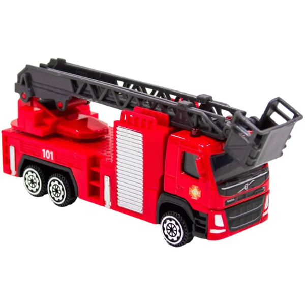 Автомодель TechnoDrive Volvo Пожарная машина со стрелой (250302) - Pampik - 2