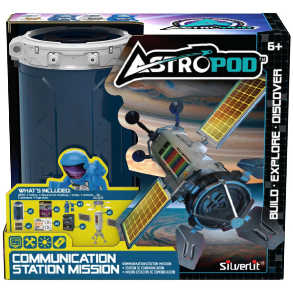 Игровой набор с фигуркой Silverlit Astropod Миссия Построй станцию связи (80333) - Pampik