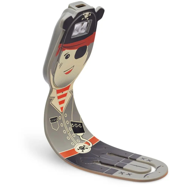 Закладка-ліхтарик Flexilight Rechargeable Друзі Пірат, 14,7 х3, 6х1, 3 см (FLRPPI) - Pampik - 3