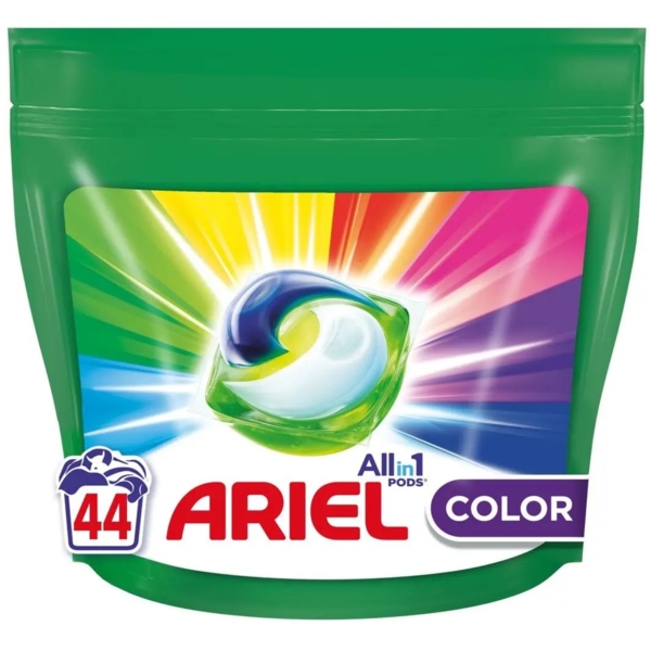 Капсулы для стирки Ariel Pods All-in-1 Color Чистота и Свежесть, 44 шт. - Pampik