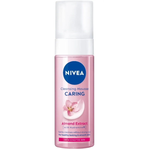 Мус для вмивання Nivea Ніжний для сухої та чутливої ​​шкіри, 150 мл - Pampik