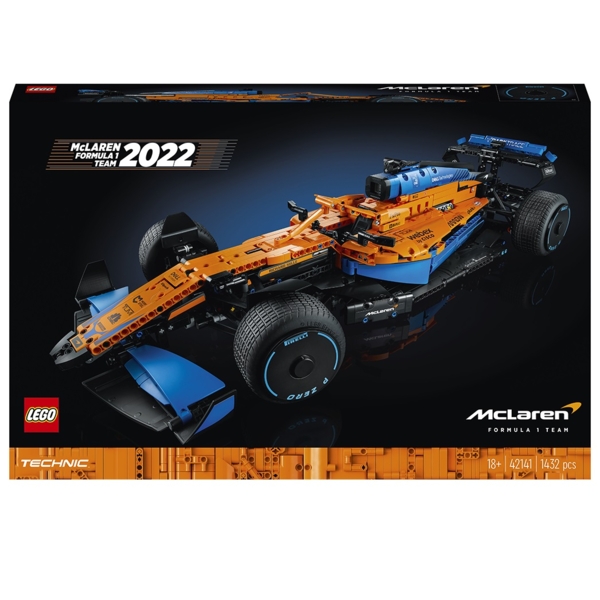 Конструктор LEGO Technic Гоночний автомобіль McLaren Formula 1, 1434 деталей (42141) - Pampik