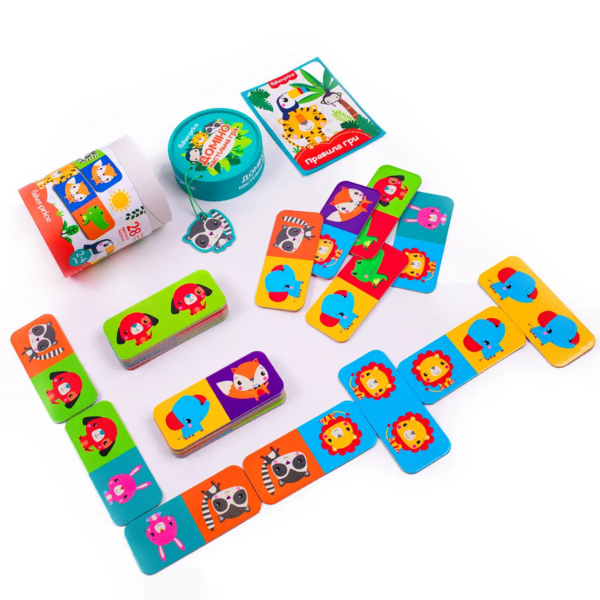 Настільна гра Vladi Toys Доміно, в тубусі (VT2910-03) - Pampik - 3