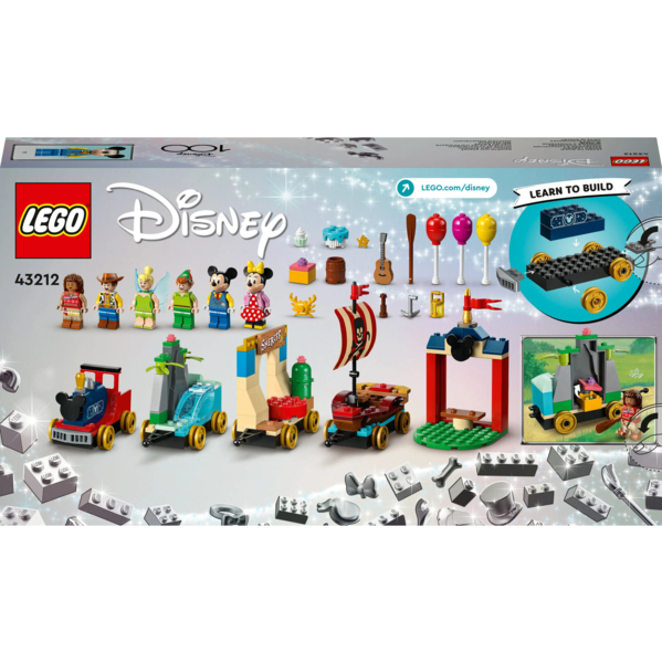 Конструктор LEGO Disney Classic Святковий діснеївський поїзд, 200 деталей (43212) - Pampik - 2