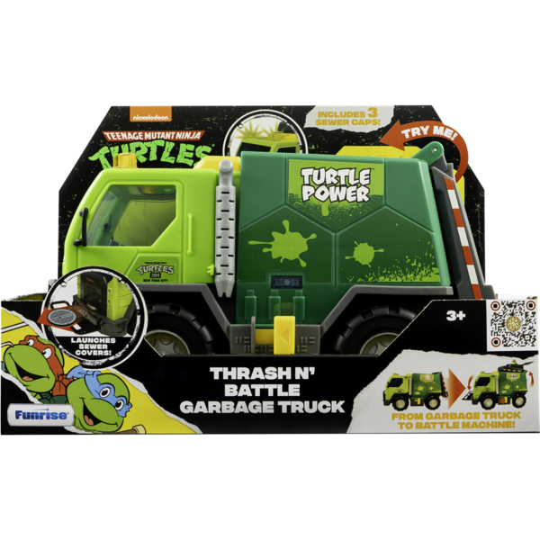 Ігровий набір TMNT Funrise Черепашки-Ніндзя Бойовий сміттєвоз (71045) - Pampik - 9