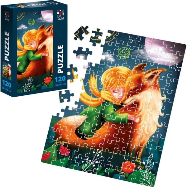 Пазли De.tail Хлопчик та лис, 120 елементів (DT100-10) - Pampik - 2