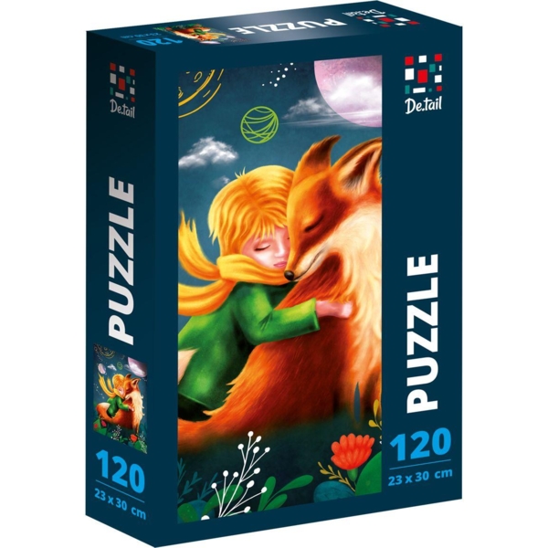 Пазли De.tail Хлопчик та лис, 120 елементів (DT100-10) - Pampik